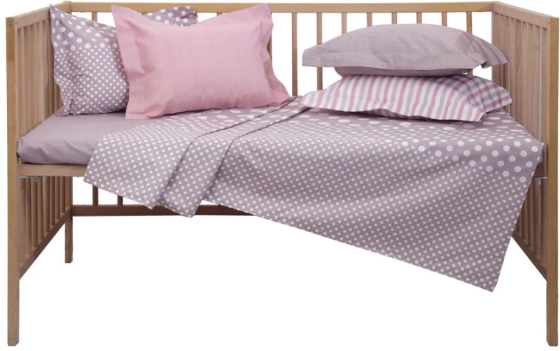 Κουβερτώριο Κούνιας 110x150 Baby Mix & Match 53 Λινό