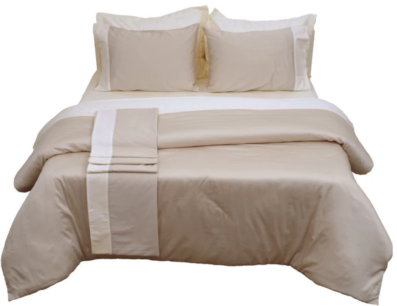 Κουβερτώριο Δύο Όψεων Υπέρδιπλο 220x240 Luxury Bicolour Beige/Ivory