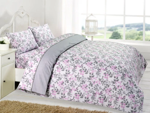 Σετ Σεντόνια Υπέρδιπλα με Λάστιχο 160x200+25 Premium 5008 Γκρι