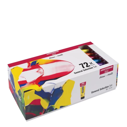 Talens Amsterdam 17820473 σετ ακρυλικά χρώματα 20ml 72τμχ
