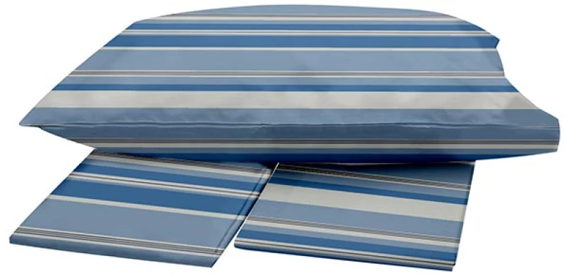 Σετ Σεντόνια Menta Εμπριμέ 550 Blue Υπέρδιπλο (220x250)