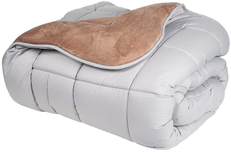 Κουβερτοπάπλωμα Astron Italy Ημίδιπλο 160X220 Gray-Beige - 468
