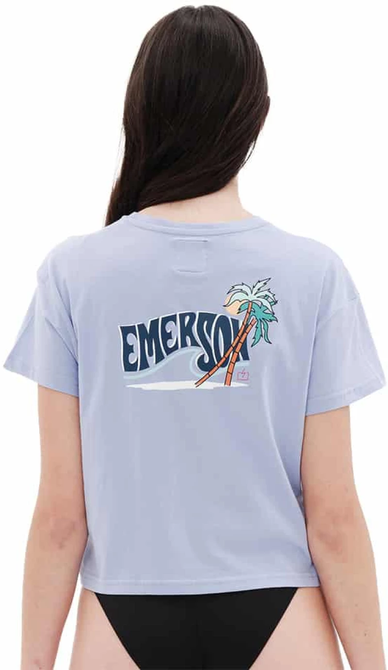 T-Shirt Emerson 221.EW33.73 Lilac