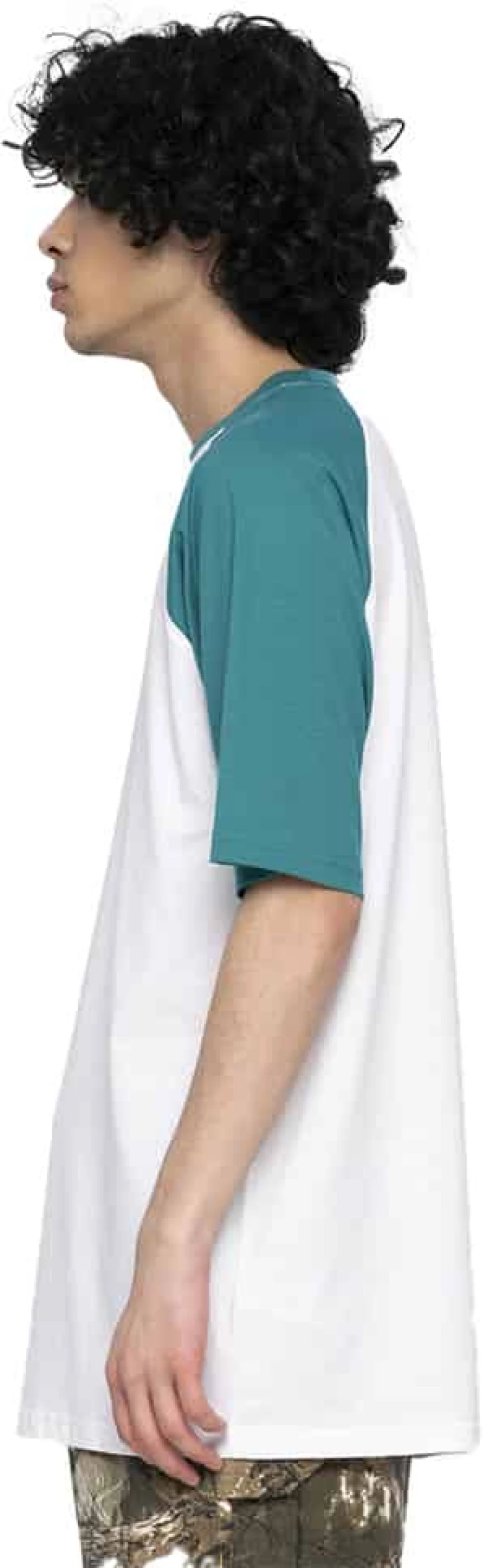 T-Shirt Santa Cruz Holo Moon Dot Raglan White