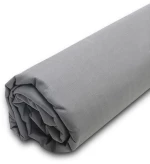 Κατωσέντονο Menta με λάστιχο 19 Dark Grey Διπλό (160x200+40)