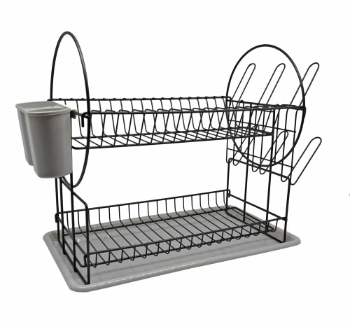 ΠΙΑΤΟΘΗΚΗ ΔΙΩΡΟΦΗ ΜΕΤΑΛΛΙΚΗ ΜΑΥΡΗ