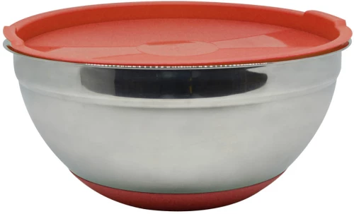 ΜΠΟΛ INOX ΜΕ ΚΑΠΑΚΙ ΚΑΙ ΒΑΣΗ ΣΙΛΙΚΟΝΗΣ 5,2lt