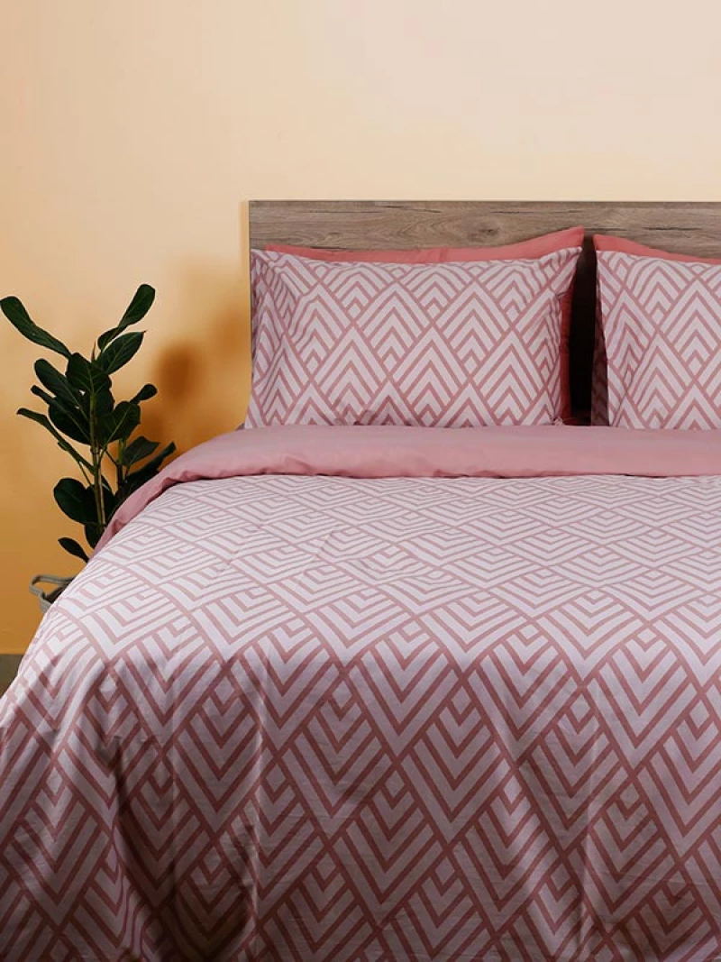 Παπλωματοθήκη Cotton Feelings 2036 Pink Μονή (170χ250)