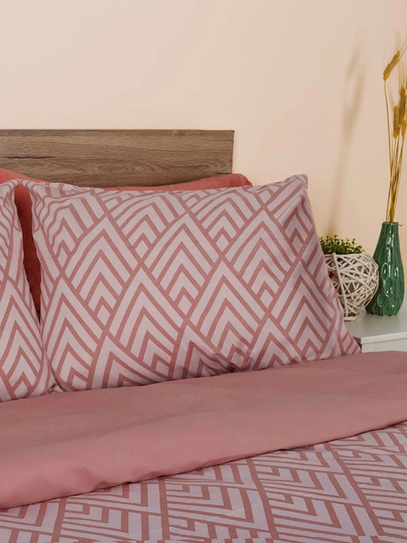 Παπλωματοθήκη Cotton Feelings 2036 Pink Μονή (170χ250)