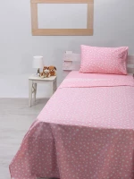Παπλωματοθήκη Cotton Feelings 22 Pink Μονή (170χ250)