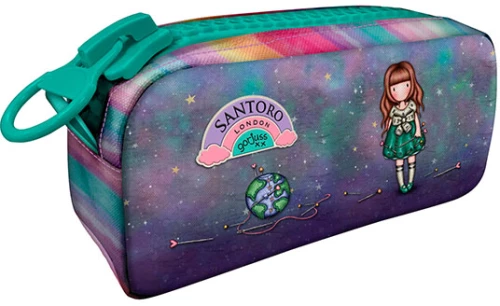 Κασετίνα Santoro με τεράστιο φερμουάρ Be Kind To Our Planet 1127GJ07