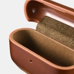 Θήκη iCarer Δερμάτινη για Apple AirPods 3 - ΚΑΦΕ - IAP-056-BRW