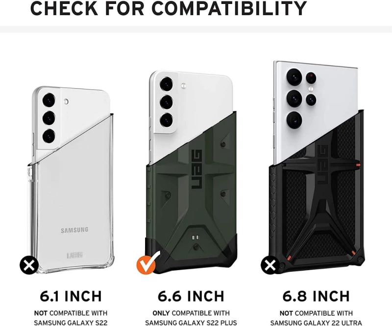 Θήκη UAG Civilian για SAMSUNG GALAXY S22+ PLUS - ΜΑΥΡΟ - 21343D114040