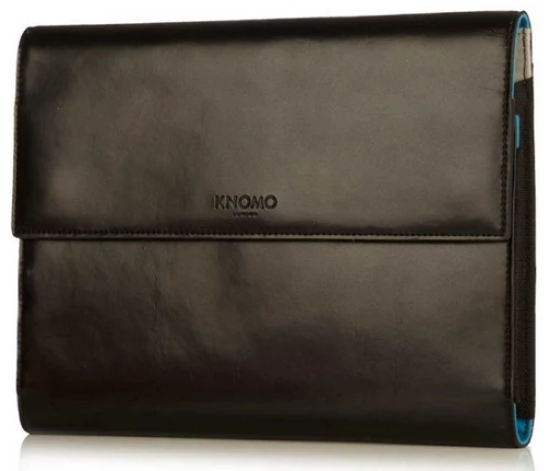 KNOMO Knomad Γνήσια Δερμάτινη τσάντα Sleeve για iPad mini 7-8", Smartphones and Tablets 8" - ΜΑΥΡΟ - KN-14-090-BLK