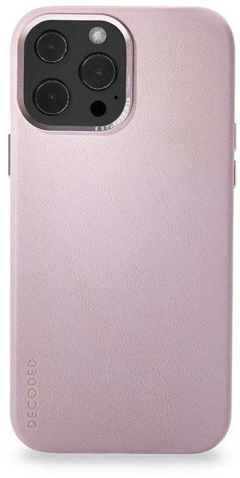 Θήκη Decoded Γνήσια Δερμάτινη Back COVER για Apple iPhone 13 Pro 6.1 - ΡΟΖ - D22IPO61PBC6PPK