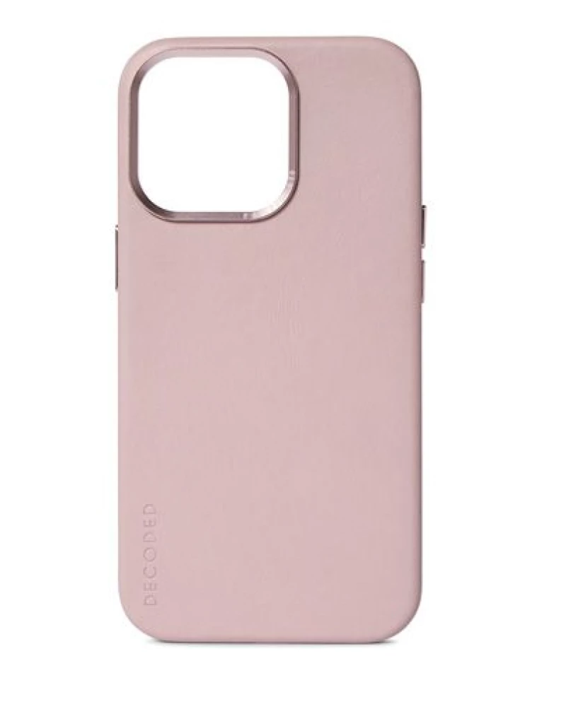 Θήκη Decoded Γνήσια Δερμάτινη Back COVER για Apple iPhone 13 Pro 6.1 - ΡΟΖ - D22IPO61PBC6PPK