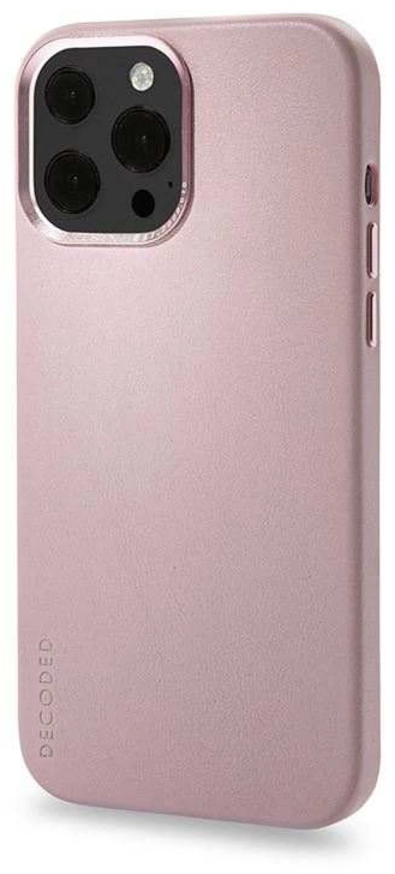 Θήκη Decoded Γνήσια Δερμάτινη Back COVER για Apple iPhone 13 Pro 6.1 - ΡΟΖ - D22IPO61PBC6PPK