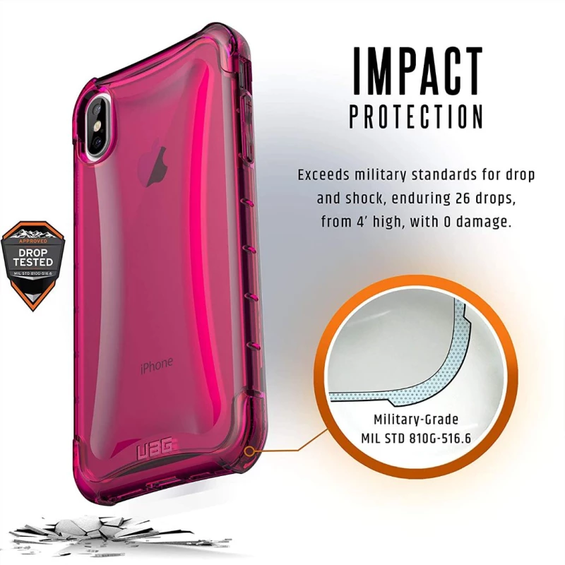 Θήκη UAG PLYO για Apple iPhone XS Max - ΡΟΖ - 111102119595