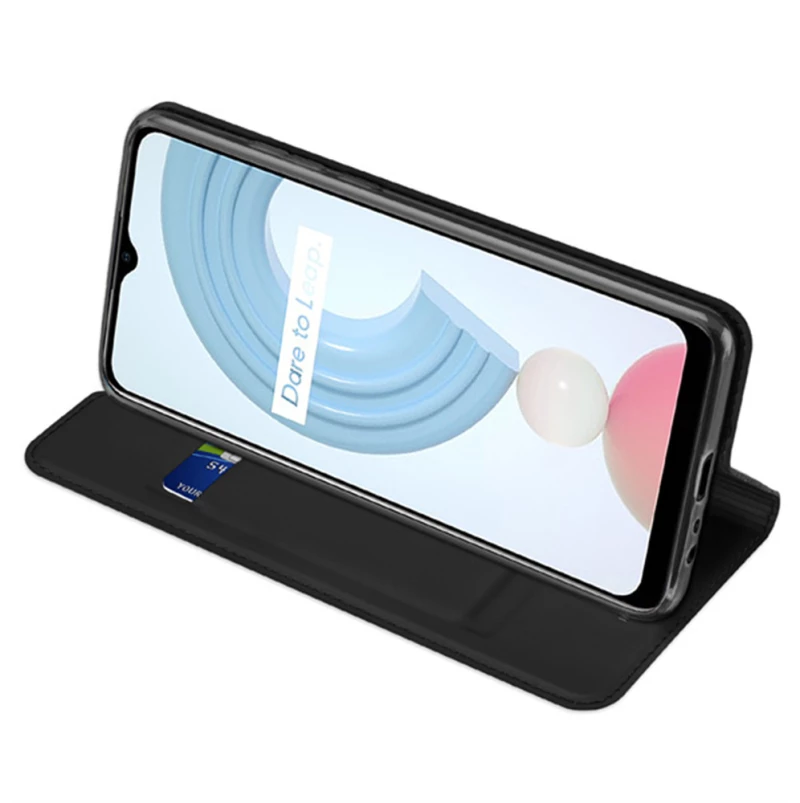 Πορτοφόλι Case DUX DUCIS SkinPro Folio για REALME C21Y / C25Y - BLACK