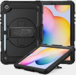 Θήκη TECH PROTECT SOLID360 HANDSTRAP, STAND για SAMSUNG GALAXY TAB S6 LITE 10.4 2020 / 2022 - ΜΑΥΡΟ