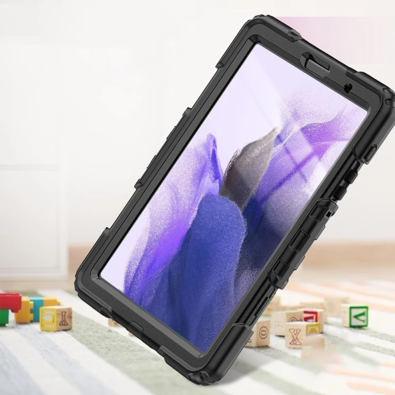 Θήκη TECH PROTECT SOLID360 HANDSTRAP, STAND για SAMSUNG GALAXY TAB S6 LITE 10.4 2020 / 2022 - ΜΑΥΡΟ