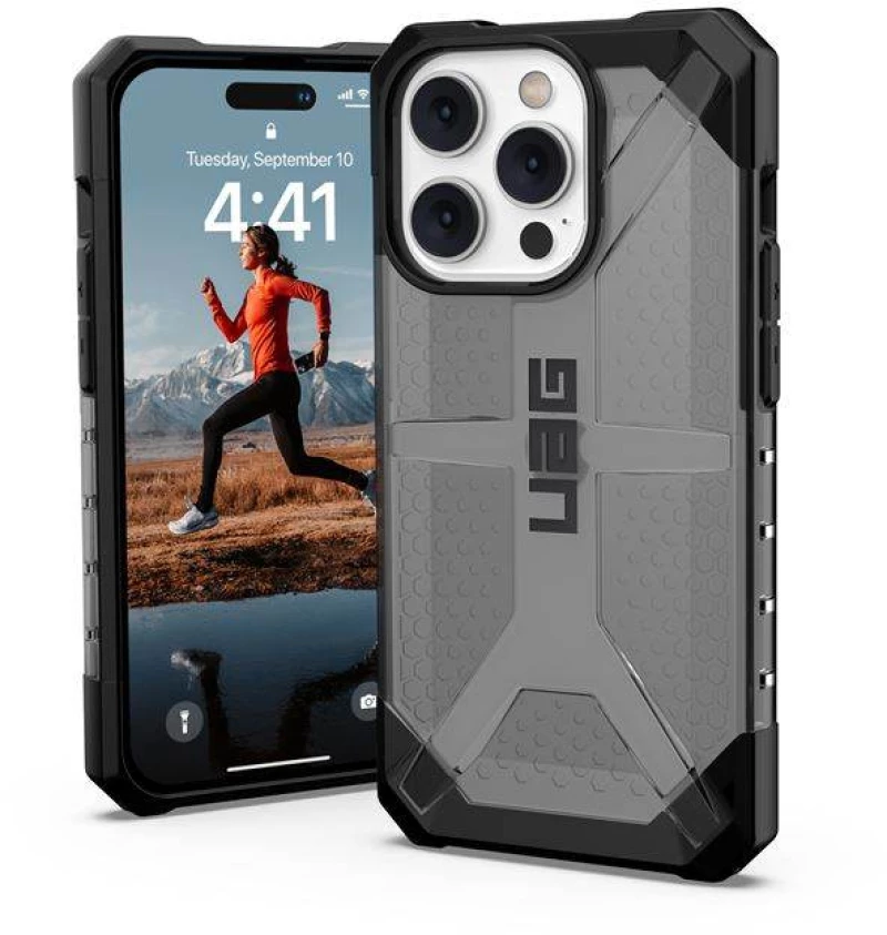 Θήκη UAG Composite PLASMA για Apple iPhone 14 PRO 6.1 2022 - ΔΙΑΦΑΝΟ ΓΚΡΙ Ash - 114066113131
