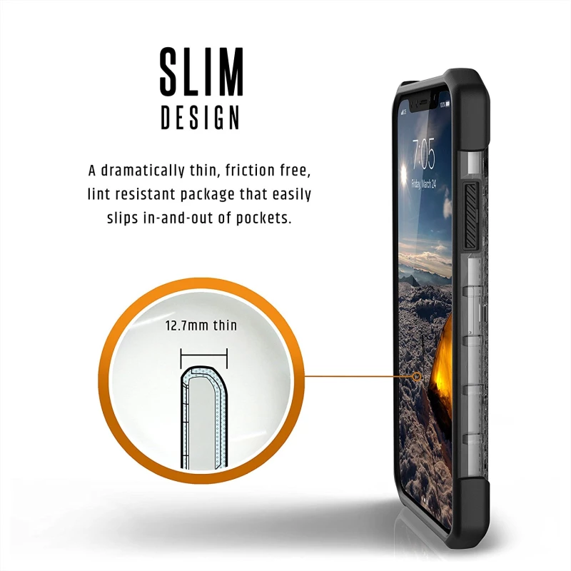 Θήκη UAG Composite PLASMA για Apple iPhone 14 PRO 6.1 2022 - ΔΙΑΦΑΝΟ ΓΚΡΙ Ash - 114066113131