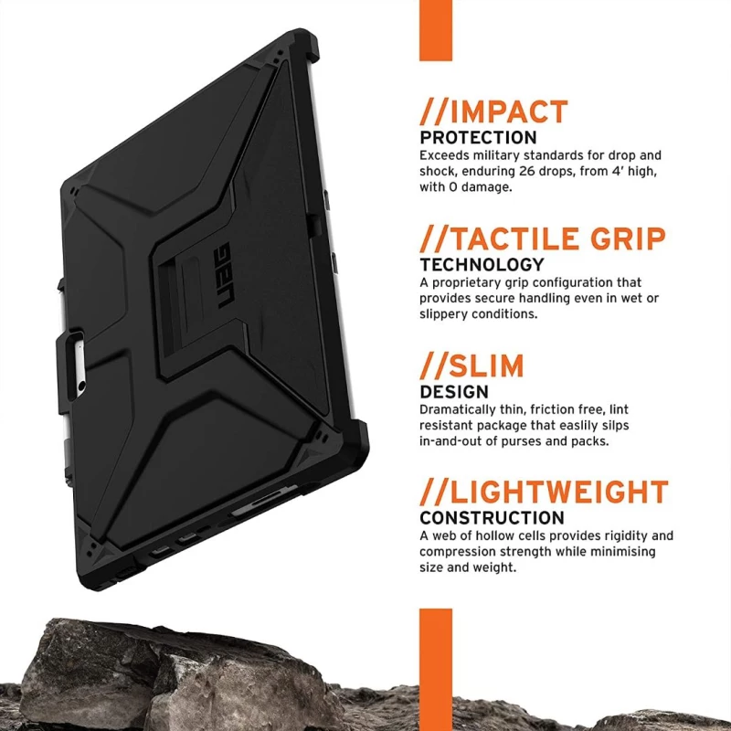 Θήκη UAG Metropolis SE για MICROSOFT Surface Pro 9 - ΜΑΥΡΟ - UA-324015114040