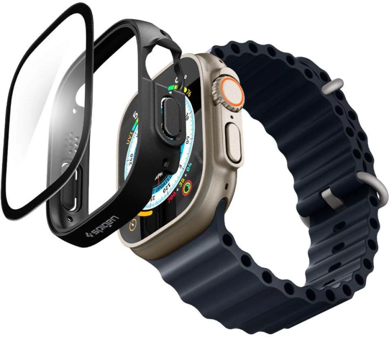 Θήκη Spigen SGP Thin Fit 360 για Apple Watch Ultra 49mm - ΜΑΥΡΟ - ACS05558