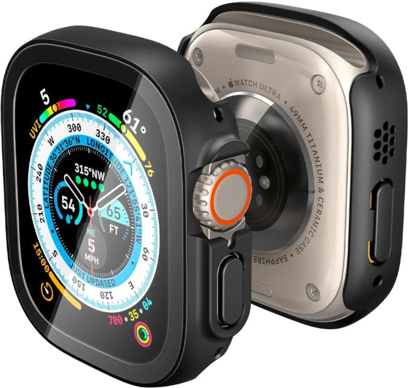 Θήκη Spigen SGP Thin Fit 360 για Apple Watch Ultra 49mm - ΜΑΥΡΟ - ACS05558