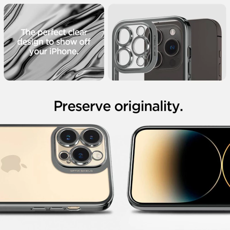 Θήκη SSpigen SGP OPTIK CRYSTAL για Apple iPhone 14 Pro Max 6.7 - CHROME ΓΚΡΙ - ACS04834