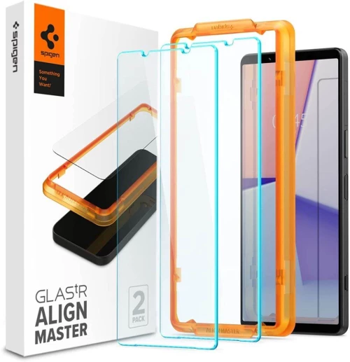 Spigen SGP Γυαλί προστασίας ALM GLAS.tR SLIM FC για SONY XPERIA 1 IV - ΜΑΥΡΟ - AGL06430 - 2-TEM