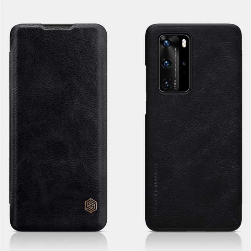 Θήκη NILLKIN Qin Δερμάτινο WALLET FOLIO για HUAWEI P40 PRO - ΜΑΥΡΟ