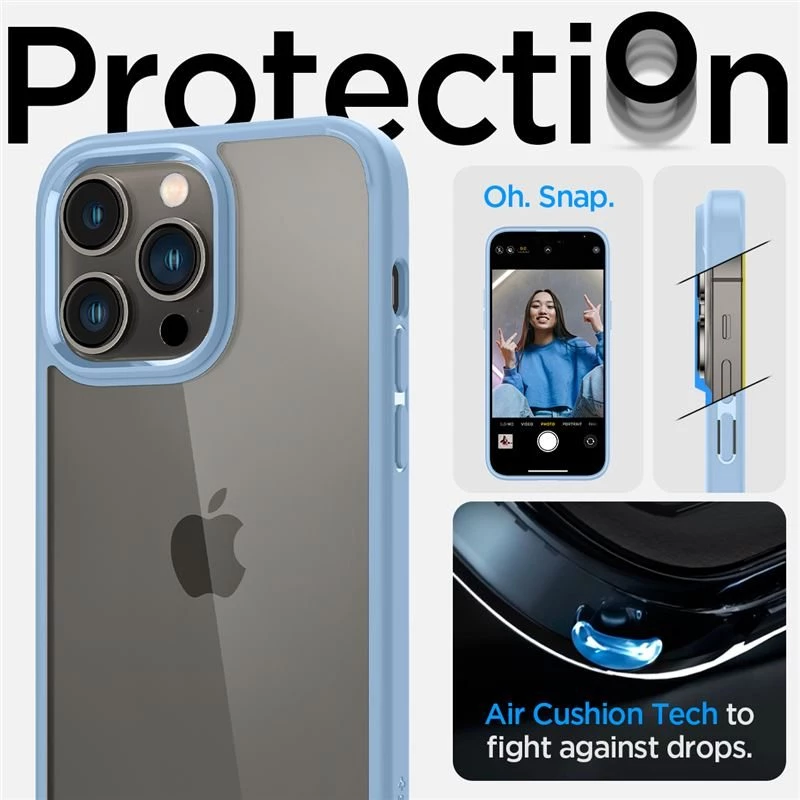 Θήκη Spigen SGP Ultra Hybrid για Apple iPhone 14 PRO MAX 6.7 - sierra ΜΠΛΕ - ACS04820