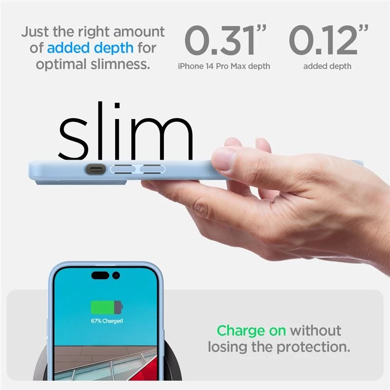 Θήκη Spigen SGP Ultra Hybrid για Apple iPhone 14 PRO MAX 6.7 - sierra ΜΠΛΕ - ACS04820