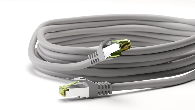 GOOBAY καλώδιο S/FTP CAT 8.1 61119  copper  AWG 26  LSZH  7.5m  γκρι