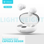 CELEBRAT earphones με θήκη φόρτισης TWS-W32  True Wireless  μαύρα