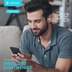 CELEBRAT earphones με θήκη φόρτισης TWS-W32  True Wireless  μαύρα