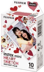 Fujifilm instax mini Film Heart Sketch (10 φύλλα)