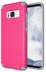 OEM Light Armor Case Rugged PC Cover Samsung Galaxy S8 - Pink