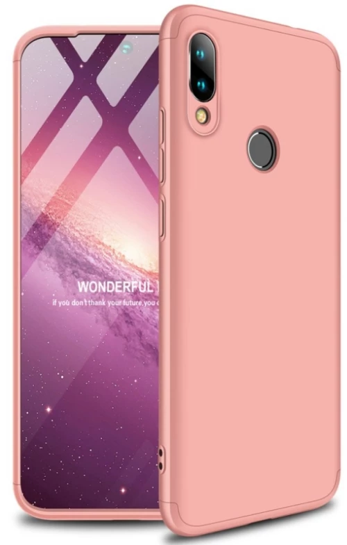 GKK Luxury 360° Full Cover Case Xiaomi RedMi 7 - Rose Gold