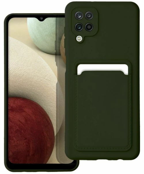 Forcell Card Back Cover Samsung Galaxy A12 - Green