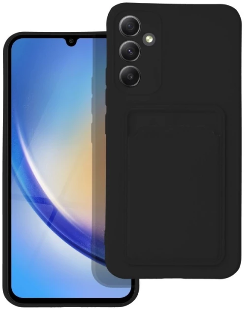 Forcell Card Back Cover Samsung Galaxy A34 5G - Black