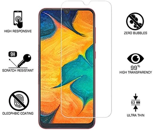 Samsung Galaxy A20e - 9H Hardness Tempered Glass Protective Film for Samsung Galaxy A20e, [Finger-Proof] No Scratch [Bubble-Free]oem