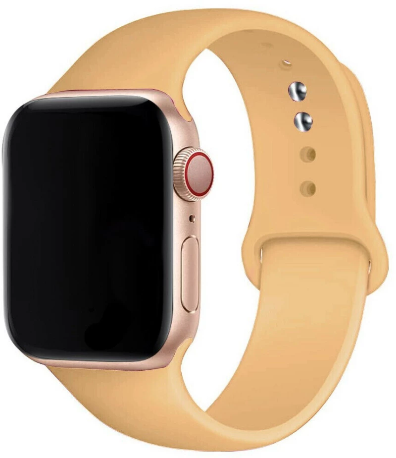 Ανταλλακτικό λουράκι Silicone Band for Apple Watch 42/44mm (Walnut)