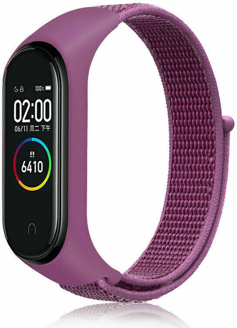 Λουράκι Υφασμάτινο (Mi Band 3/Mi Smart Band 4)- Purple (oem)