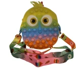 Παιδική Τσάντα ‘Ωμου/Push bubble fidget OWL Pop Bag Rainbow 16*13cm (G740982)