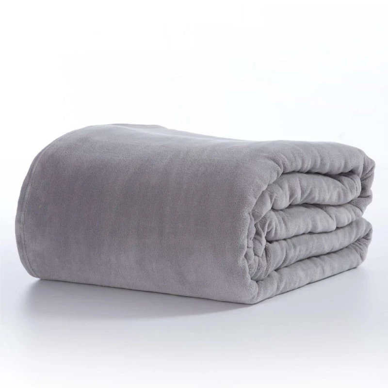 ΚΟΥΒΕΡΤΑ FLEECE ΥΠΕΡΔΙΠΛΗ (COSY L.GREY) - NEF NEF COSY L.GREY / 100% ΠΟΛΥΕΣΤΕΡ