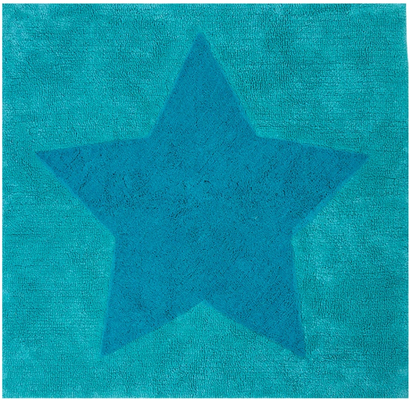 ΧΑΛΙ 120x120 (JUNIOR STAR AQUA) - NEF NEF JUNIOR STAR AQUA / 100% ΒΑΜΒΑΚΙ