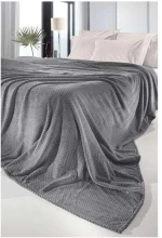 ΚΟΥΒΕΡΤΑ FLEECE ΥΠΕΡΔΙΠΛΗ ΣΕΤ 2ΤΕΜ (ROMBUS CARBON) - GUY LAROCHE ROMBUS CARBON / 100% ΜΙΚΡΟΪΝΕΣ